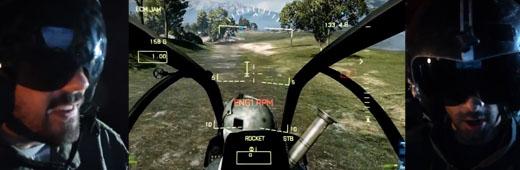 Как нужно летать на вертолете в Battlefield 3