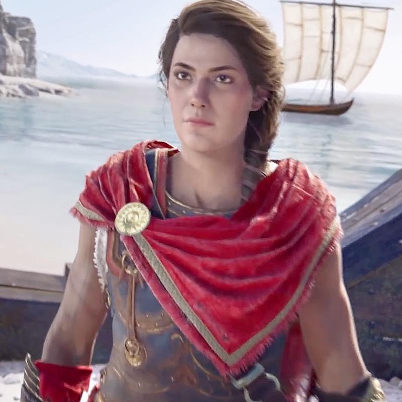 В Assassin's Creed: Odyssey любовные сцены с двумя девушками