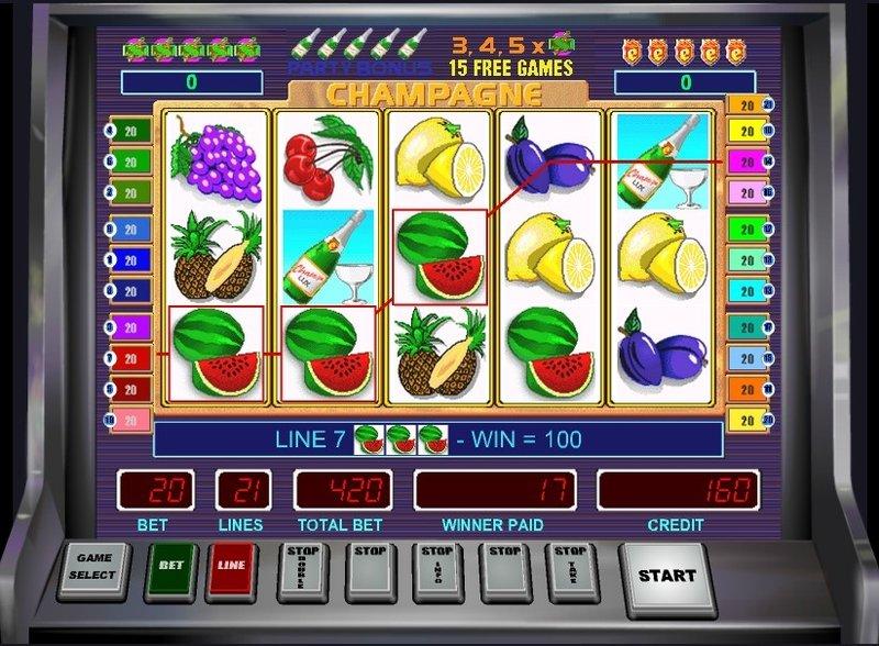 Обзор игрового автомата Champagne Casino Technology от клуба Фреш