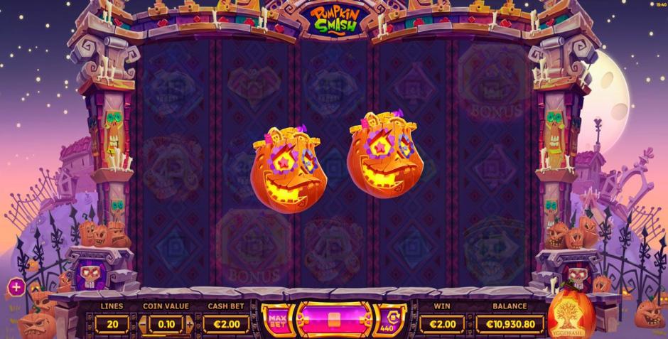 Детали игры Pumpkin Smash из знаменитого казино Фреш