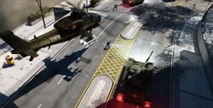 Геймплей Battlefield 4 в кабине танка и вертолета