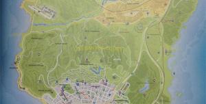 GTA 5 - Карта мира нового Grand Theft Auto