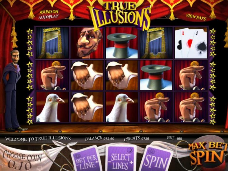 True Illusions: игровой автомат от Rox о фокусниках 